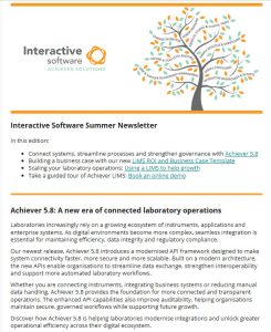 Achiever Newsletter